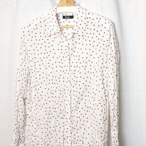 Mini Heart Print Long Sleeve